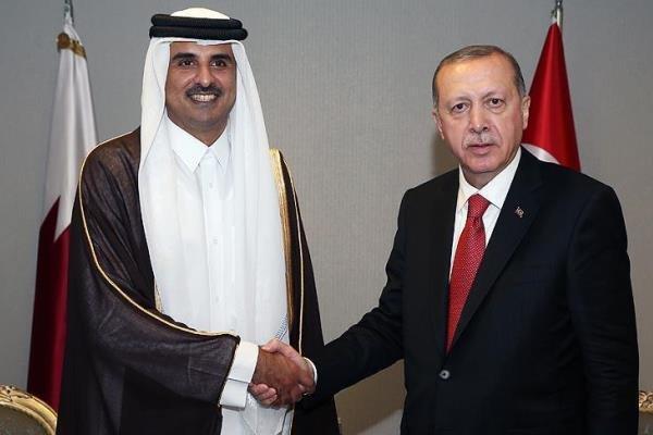 رایزنی تلفنی اردوغان و امیر قطر درباره تحولات منطقه