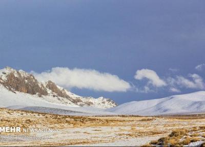 ارتفاع برف در شهر چلگرد 16 سانتی متر است