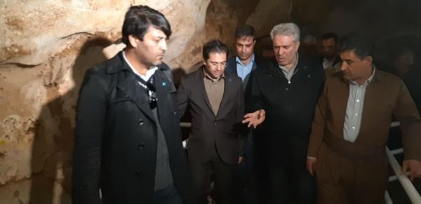 دکتر مونسان وارد شهر کرمانشاه شد، بازدید از موزه مردم شناسی پاوه و غار قوری قلعه