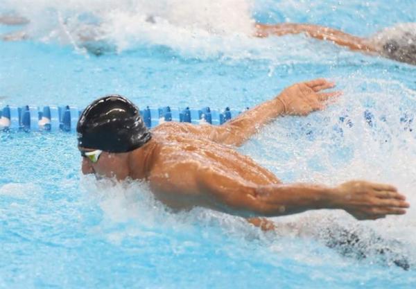 شنای انتخابی المپیک، مهدی انصاری در 50 متر پروانه چهارم شد