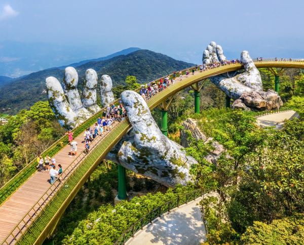 آشنایی با پل طلایی ویتنام Golden Bridge